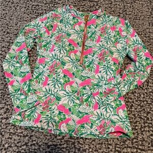 Lilly Pulitzer Nayte Rashguard Top- size 8 New with tags